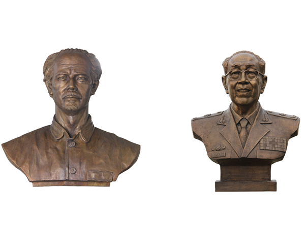 Bust of Bethune and Wu Mengchao